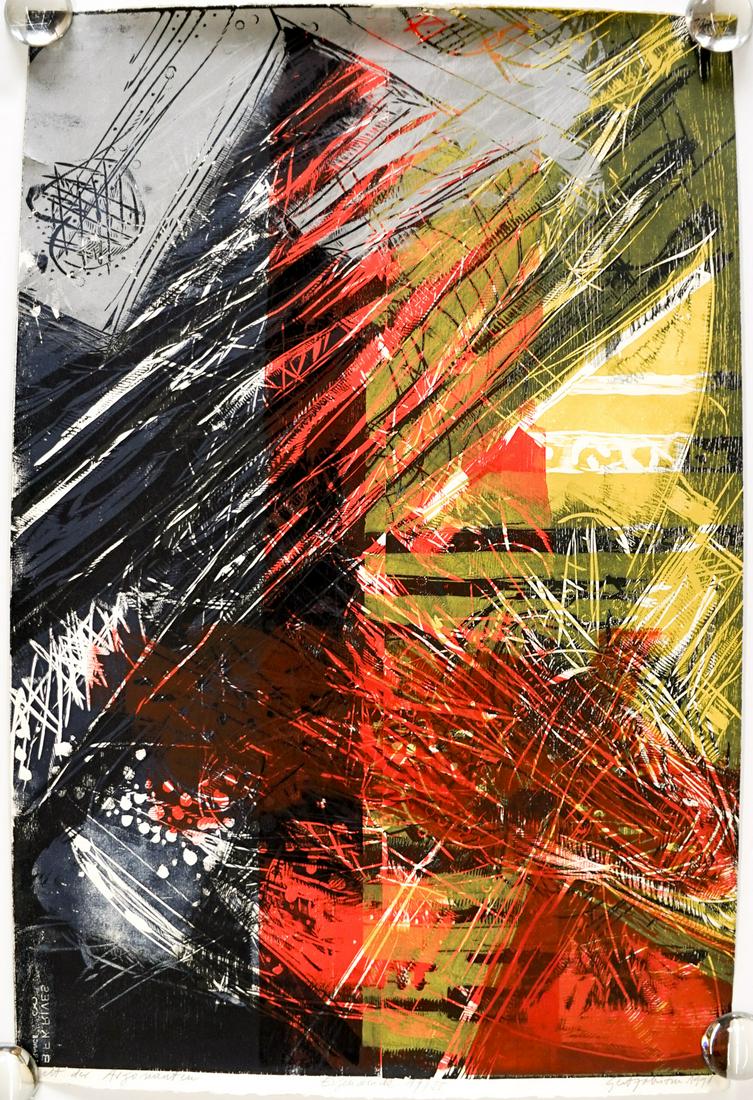 Gert Fabritius Silkscreen [Abstract] (1 of 5)