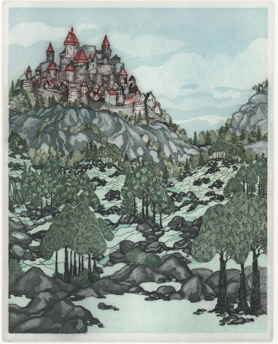 J. Elizabeth Fischer Signed Etching & Aquatint (1 of 5)