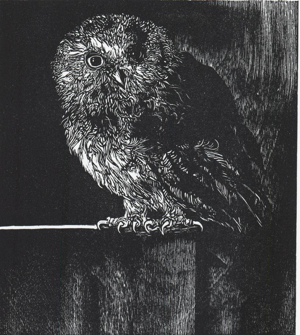 Jack Coughlin Signed Woodcut (1 of 6)