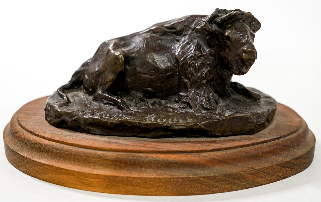 Bob Scriver 'Paul's Bull' Bronze Sculpture (1 of 6)