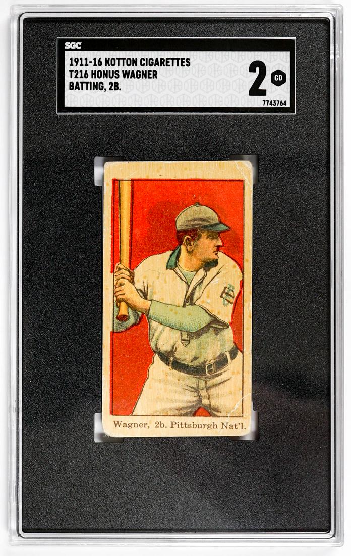 1911-16 Kotton Cigarettes Honus Wagner T216 (1 of 2)