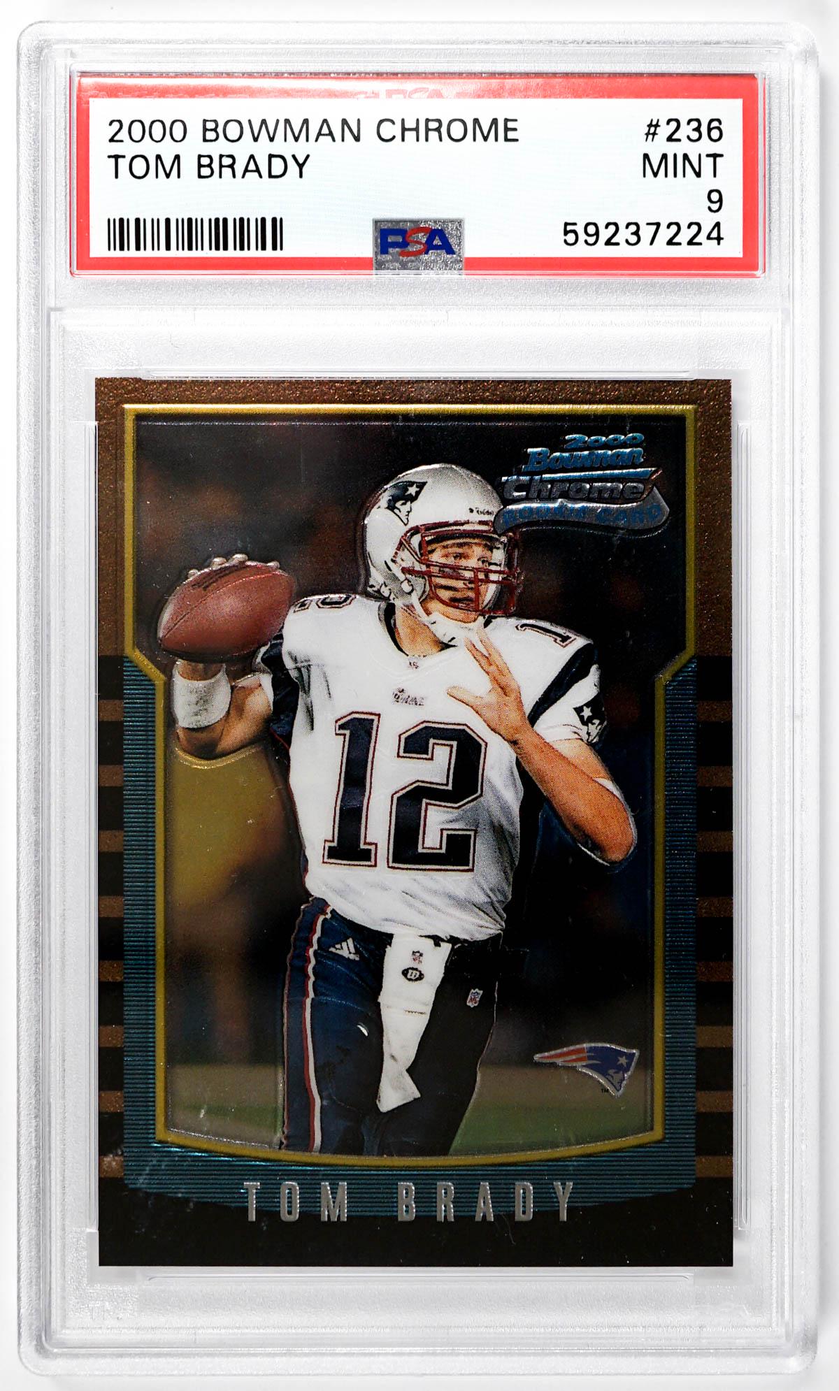 Tom Brady 2000 Bowman Chrome #236 PSA 9 (1 of 2)