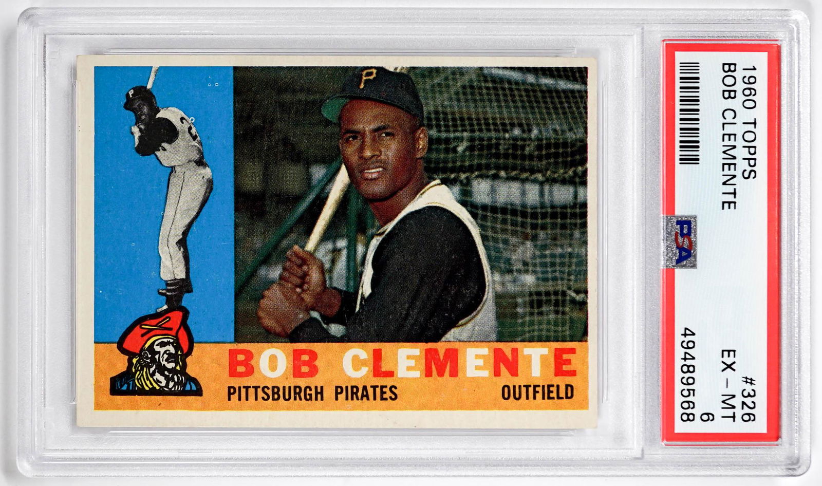 Roberto Clemente 1960 Topps #326 PSA 6 EX-MT (1 of 2)