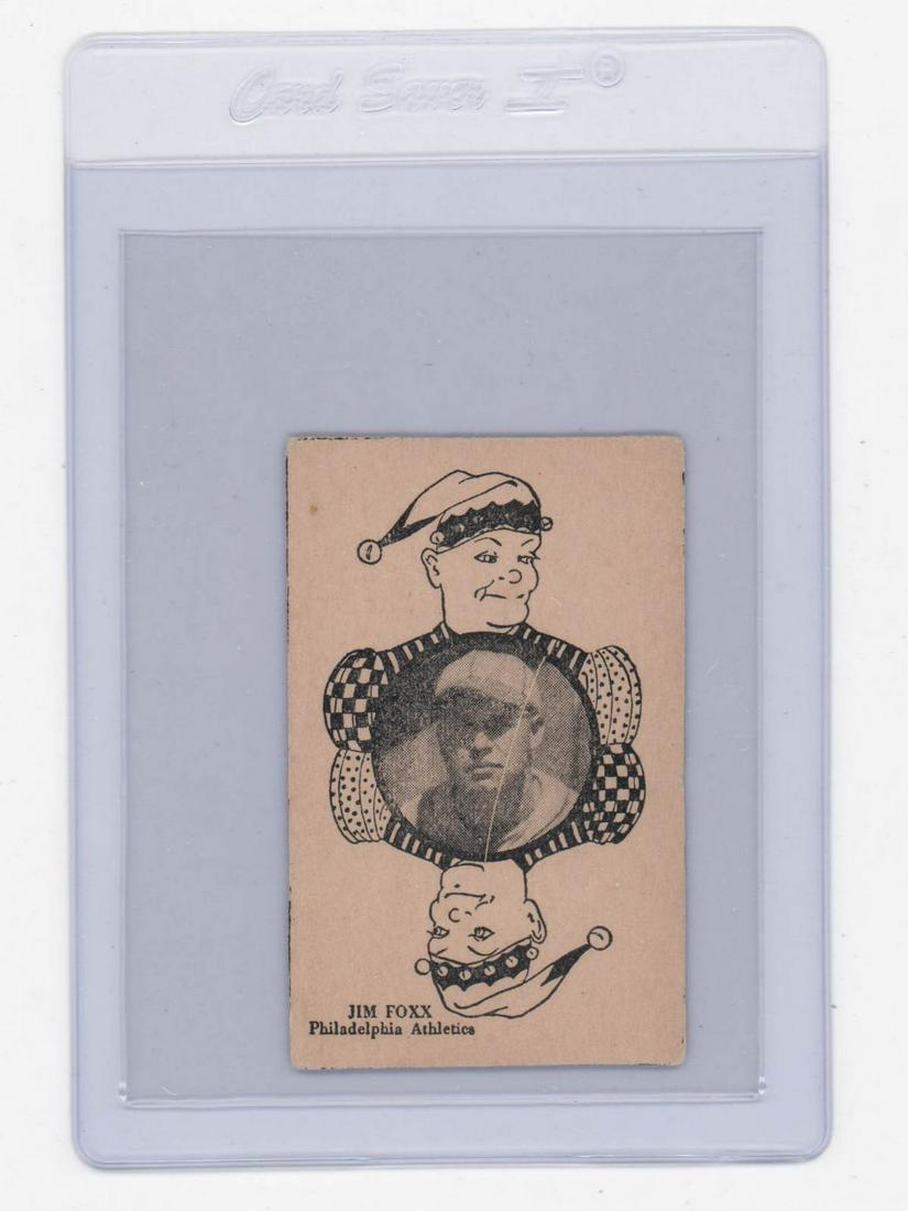 Jimmie Foxx 1927 W560 Joker Hand Cut (1 of 2)