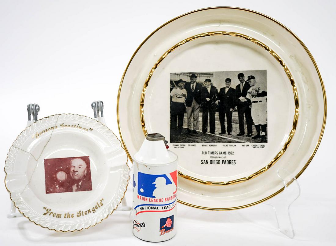[Casey Stengel, San Diego Padres] Ashtrays (1 of 7)