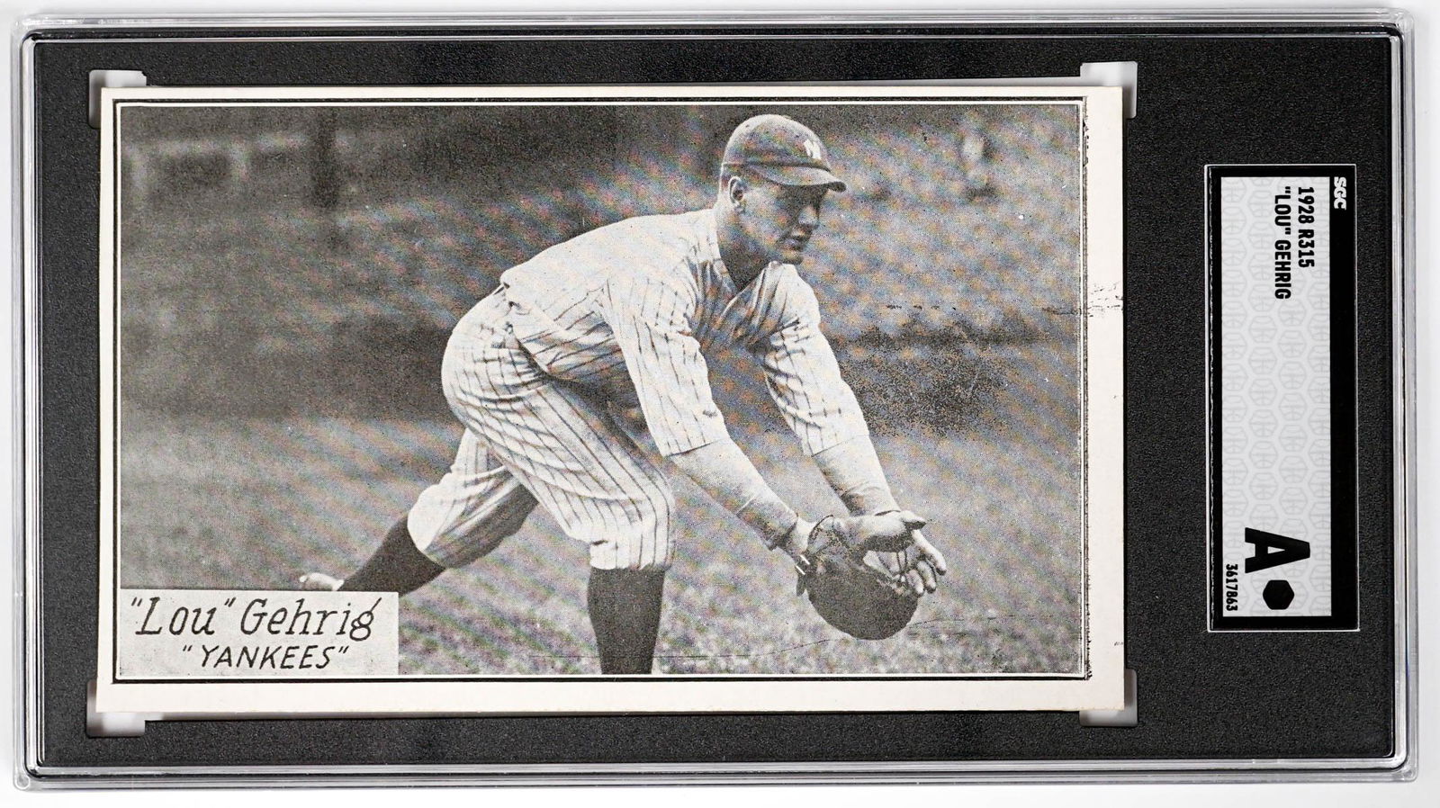 Lou Gehrig 1928 R315 SGC A (1 of 2)