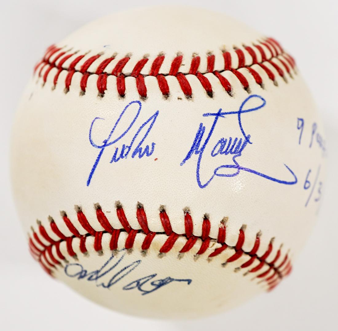 Harvey Haddix Perfect Game Signed Baseball (1 of 4)