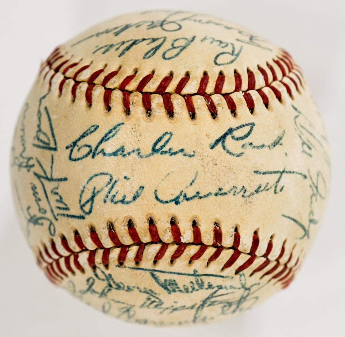 1953 Chicago Cubs Team Signed Baseball (1 of 6)