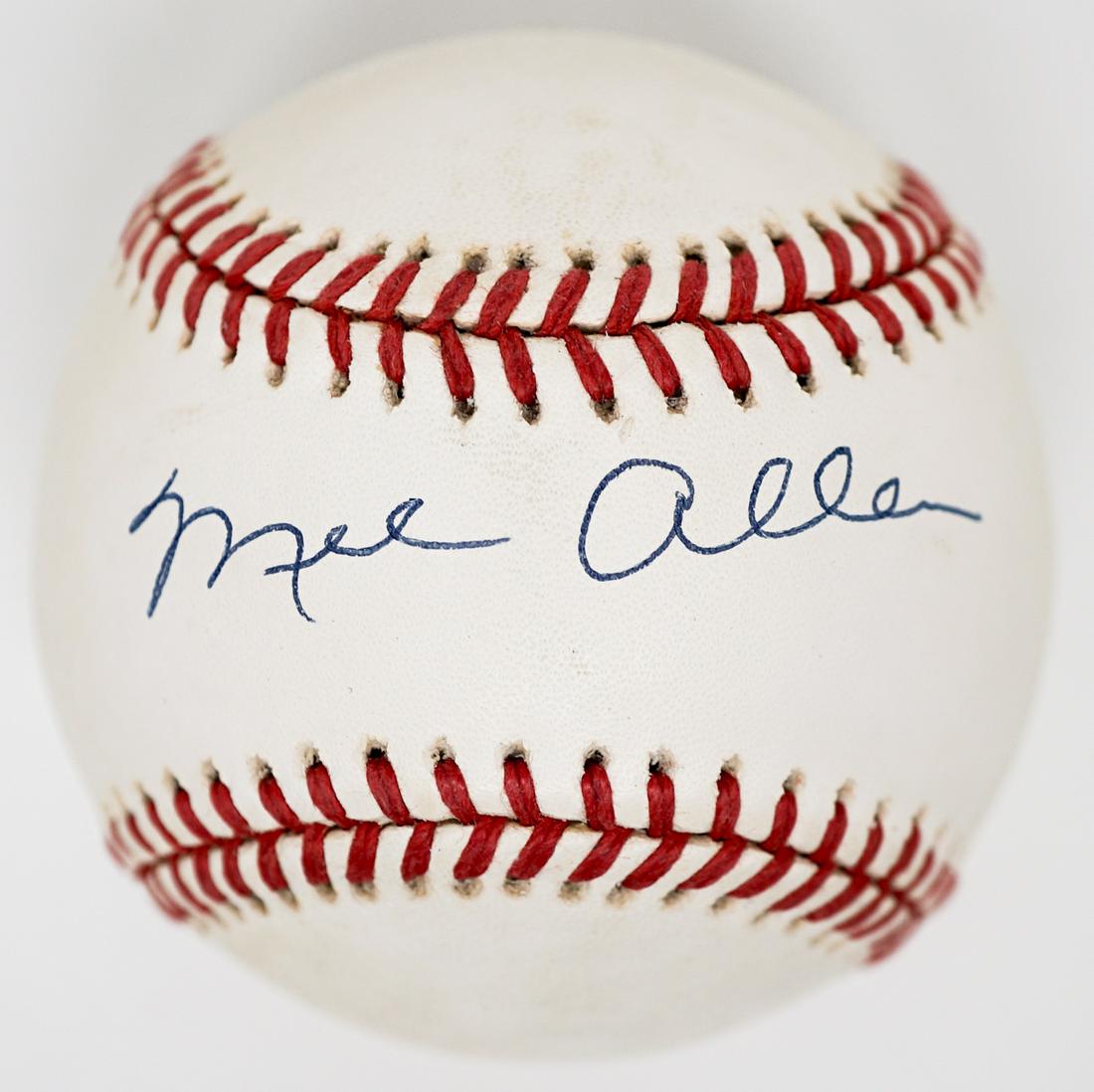 Mel Allen Single Signed Baseball BAS COA (1 of 2)