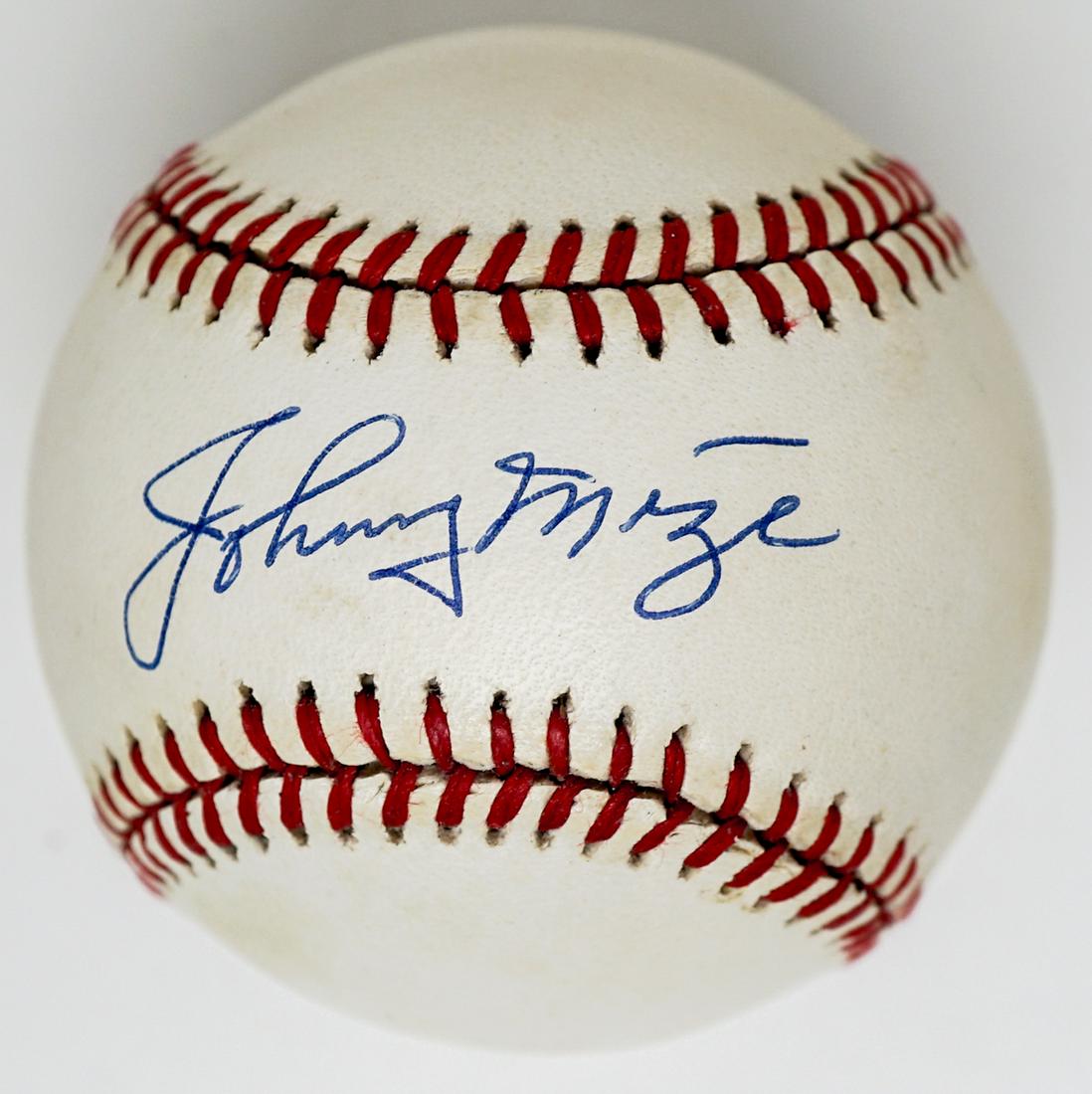 Johnny Mize Single Signed Baseball JSA COA (1 of 2)