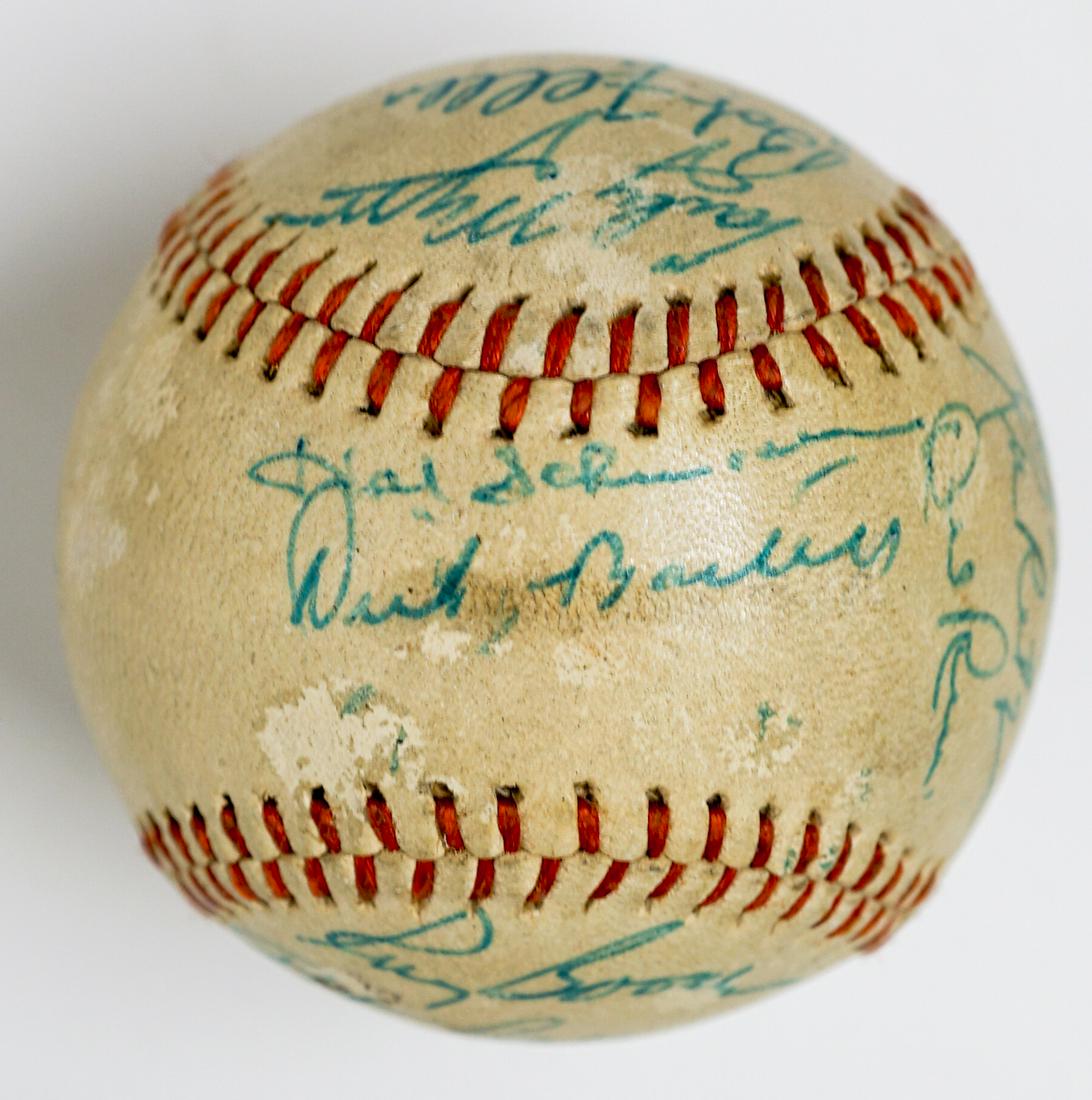 MLB Old Timers Multi-Signed Baseball (1 of 6)