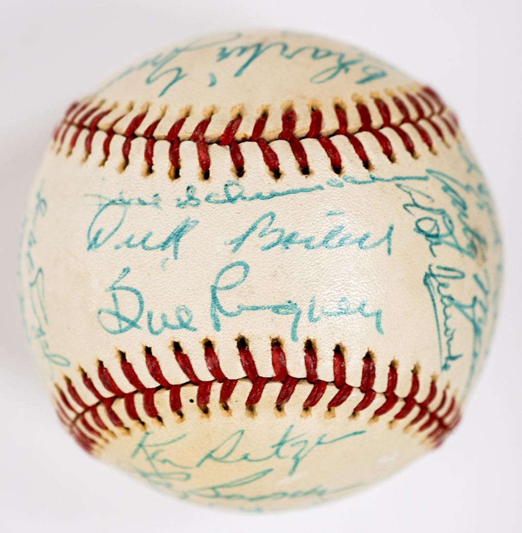 1975 Old Timers Game Signed Baseball BAS LOA (1 of 6)