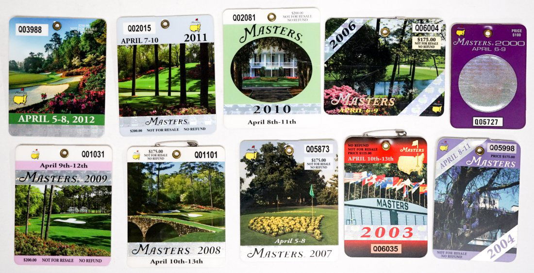 Masters Badges 2000-2012 (10) (1 of 1)