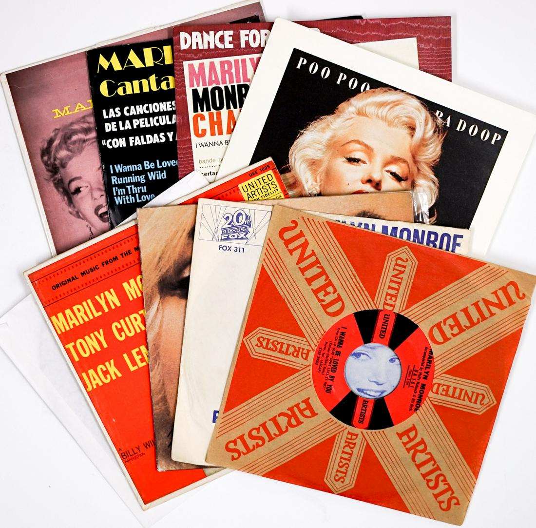 Marilyn Monroe (9) 45 RPM Vinyl Records (1 of 7)