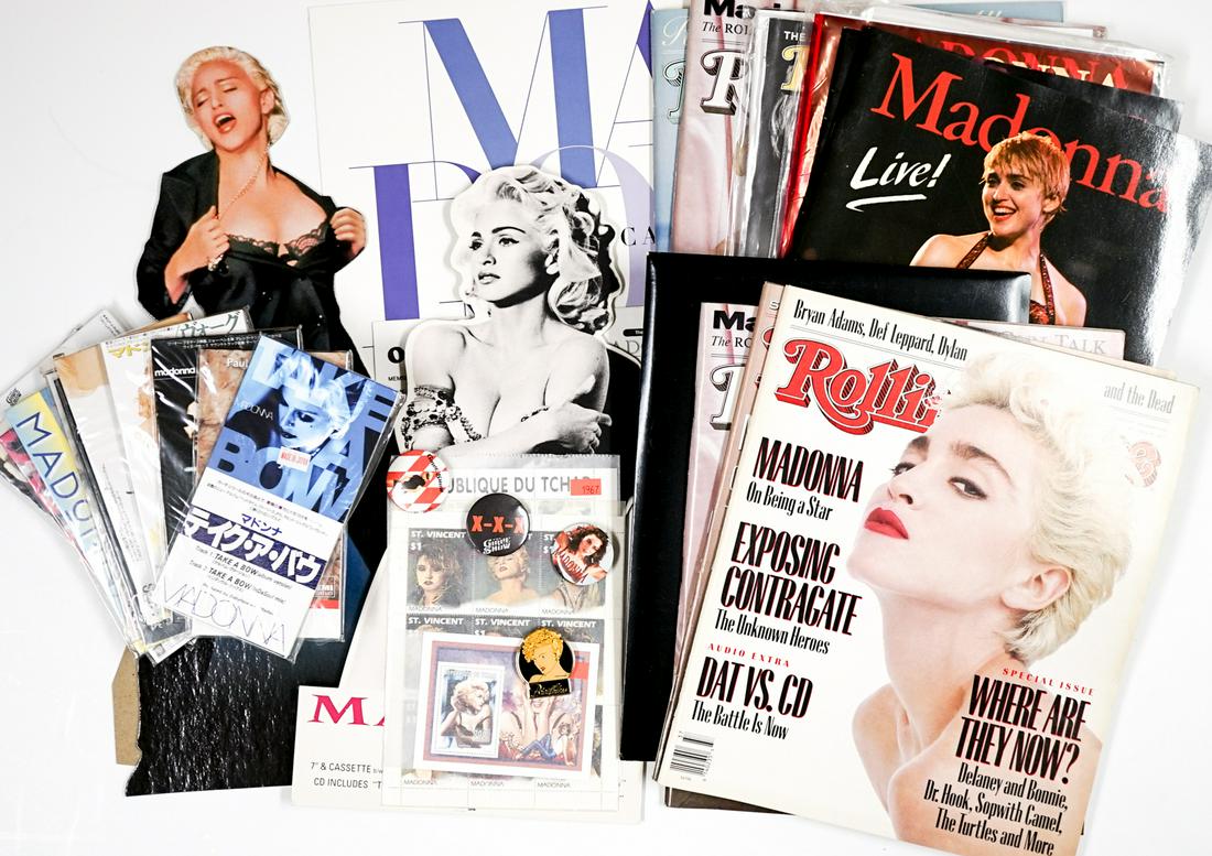 Madonna Ephemera, Mini CD's and Display Stands (1 of 10)