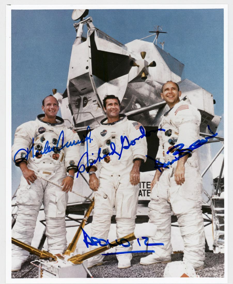 Apollo 12 Photo Signed [Conrad; Gordon; Bean] (1 of 3)