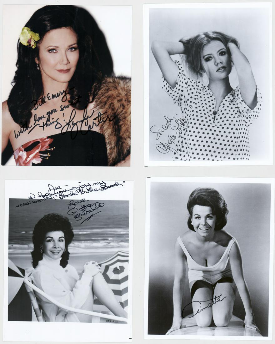 Celebrity (4) Signed Photos [Beckett COA's] (1 of 9)