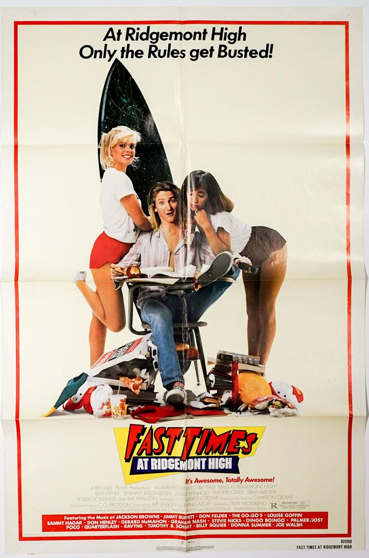Fast Times at Ridgemont High Movie Poster 1982 (1 of 2)