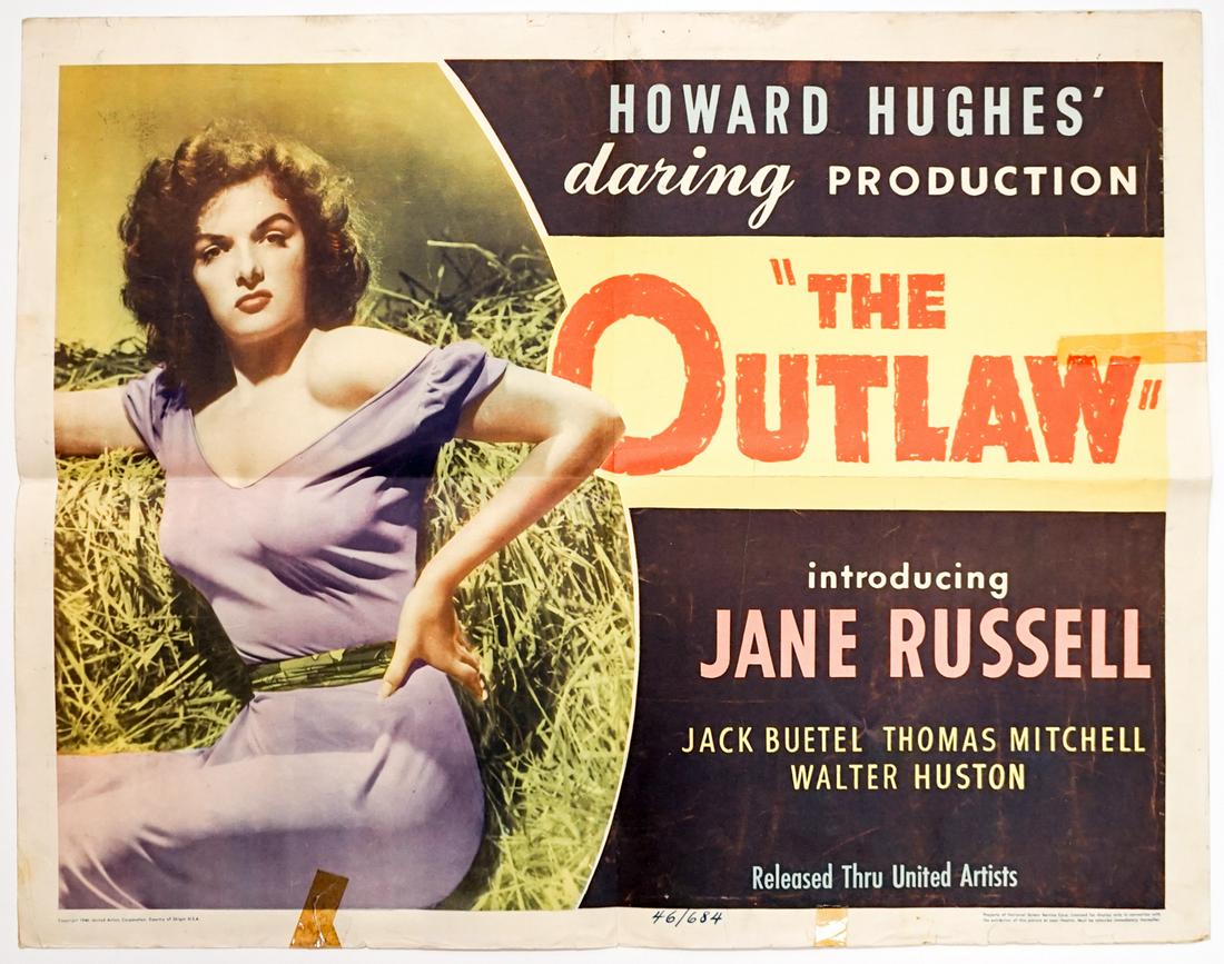 Outlaw 1946 Movie Poster 46/684 [Jane Russell] (1 of 4)