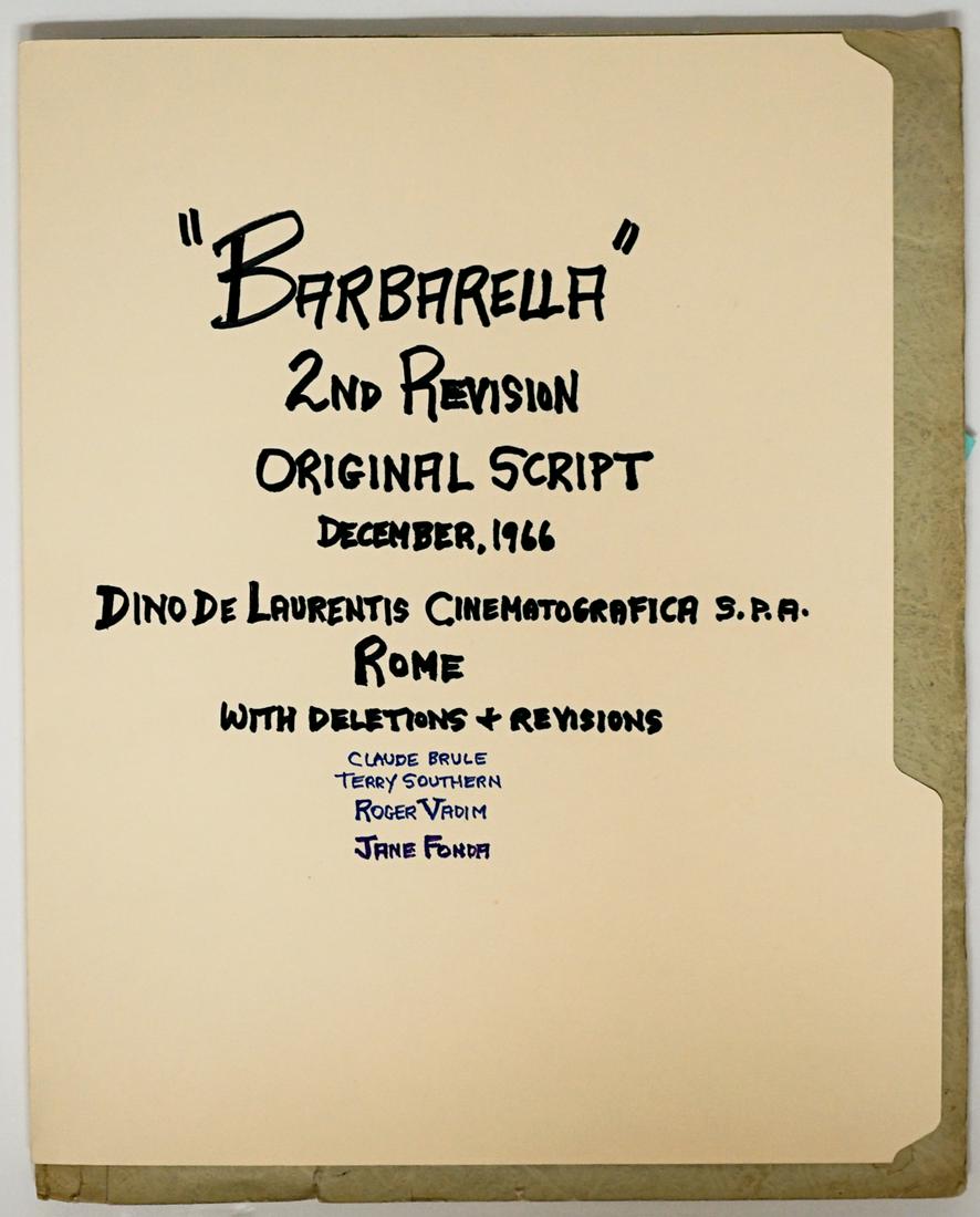 Barbarella 2ND Revision Original Script 1966 (1 of 16)