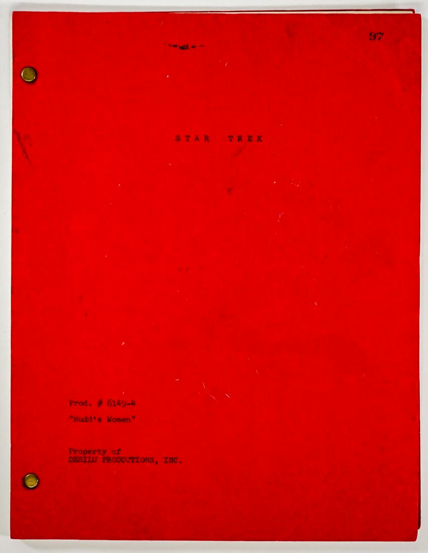 Star Trek Shooting Script 'Mudds Women' 1966 NBC (1 of 7)