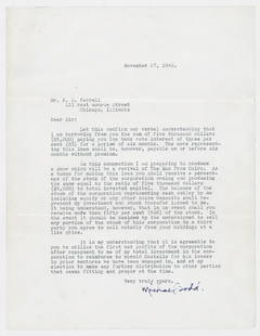 Michael Todd (Producer) 1940 Signed Letter: Michael Todd, Producer (The Man from Cairo) ALS legal agreement letter dated November 27, 1940. Provenance: William Emery Collection, Sheridan Wyoming. If lot is absent of a condition report one may b