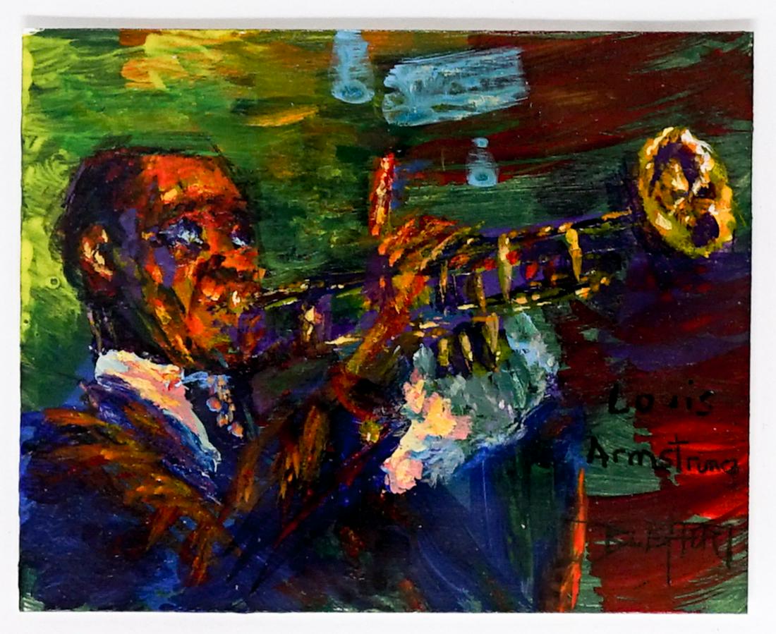 Robert Blehert Original Painting Louie Armstrong (1 of 4)