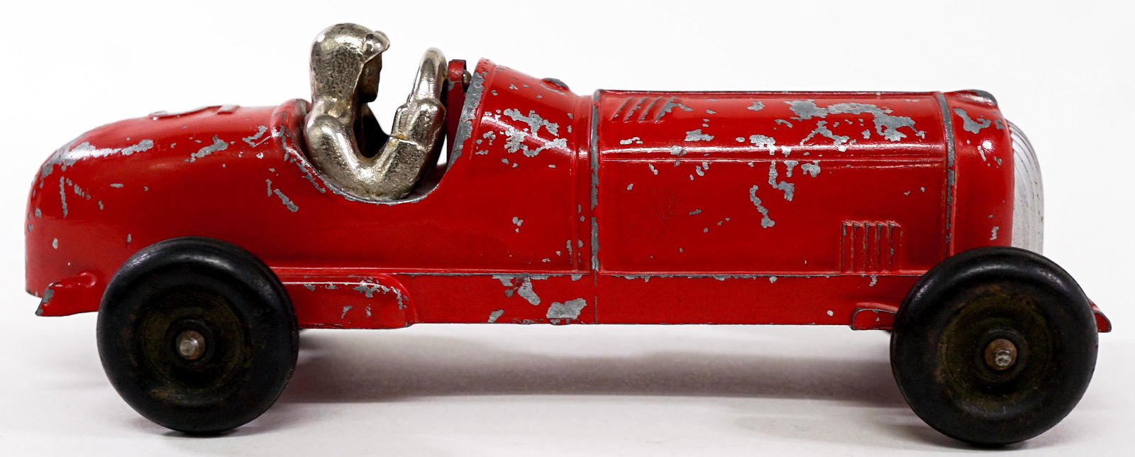 Hubley Kiddie Toy #457 Red Race Car (1 of 7)