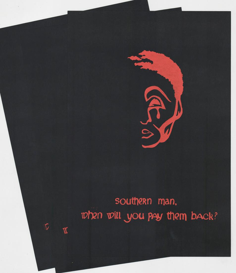 Southern man, when will you pay them back? Posters (1 of 4)