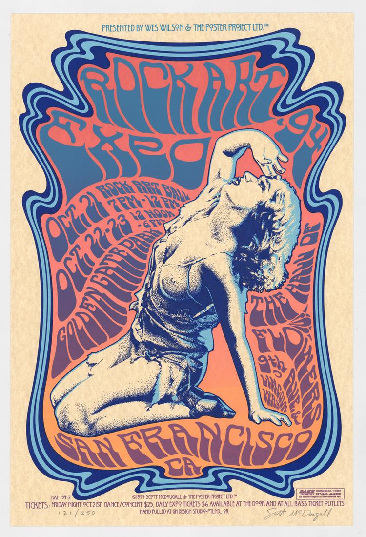 1994 Rock Art Expo Scott McDougall Signed Poster (1 of 2)