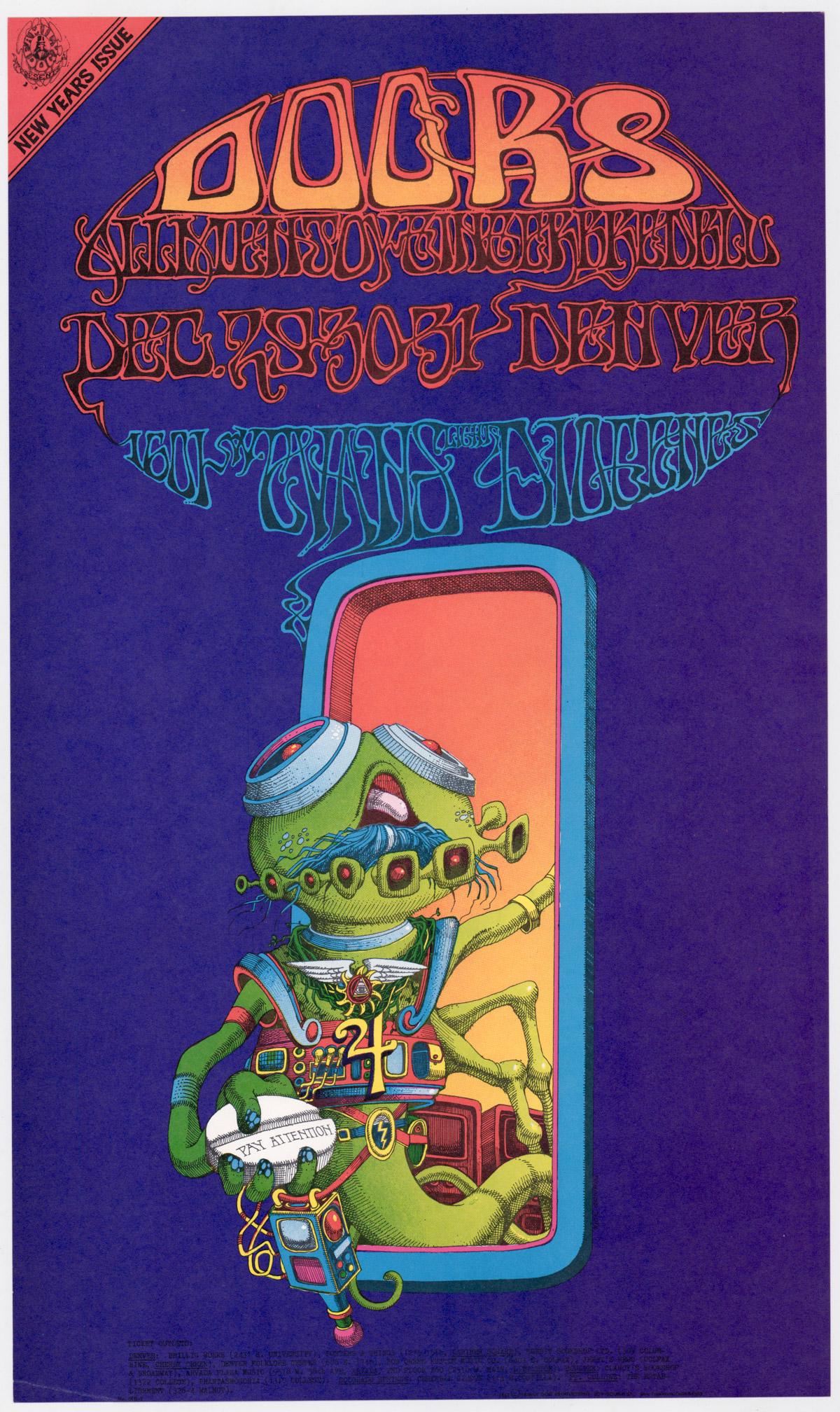Doors "Pay Attention" Denver Poster FD-D18 (1 of 2)
