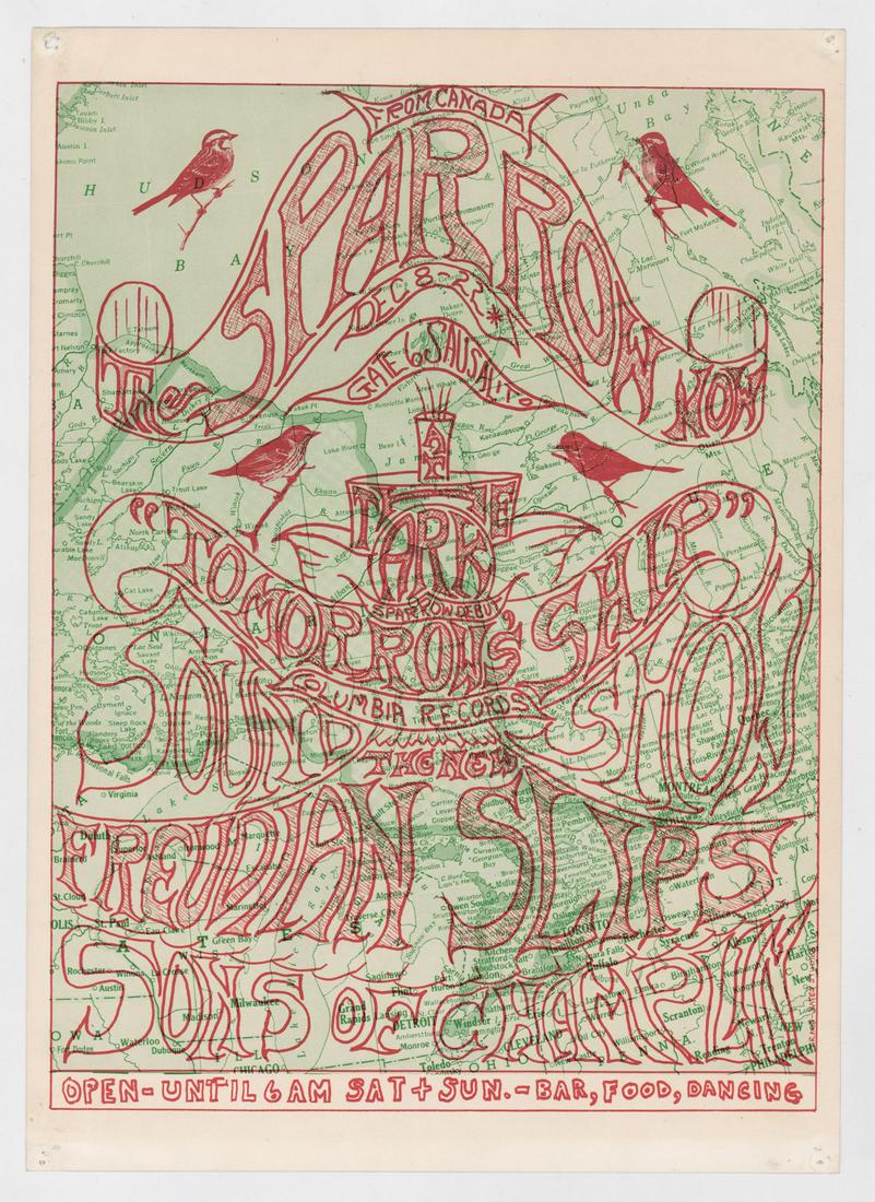 The Ark Sparrow Fillmore-era Concert Postyer (1 of 2)