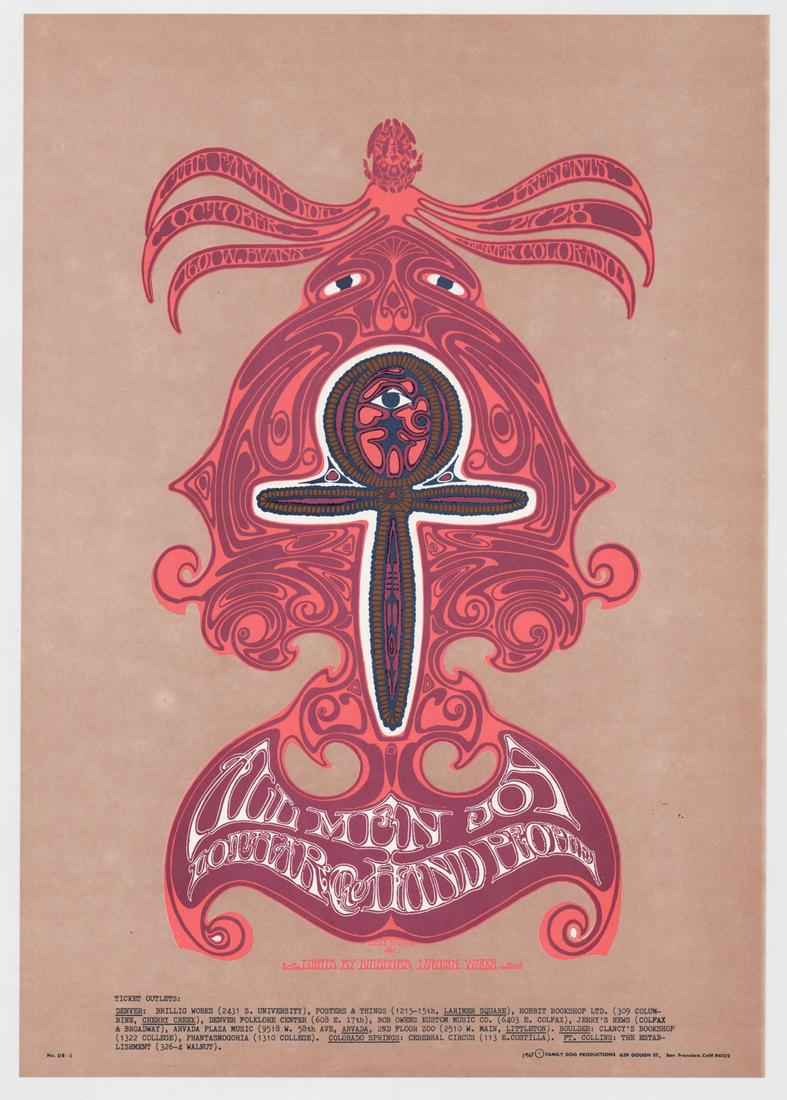 Family Dog Denver "Incidental Inca" Poster FD-D8: Family Dog Denver "Incidental Inca" Concert Poster FD-D8 (Family Dog, 1967).concert poster. Measures 20-in. x 14-in. NrMt-Mt condition. If lot is absent of a condition report one may be requested via 