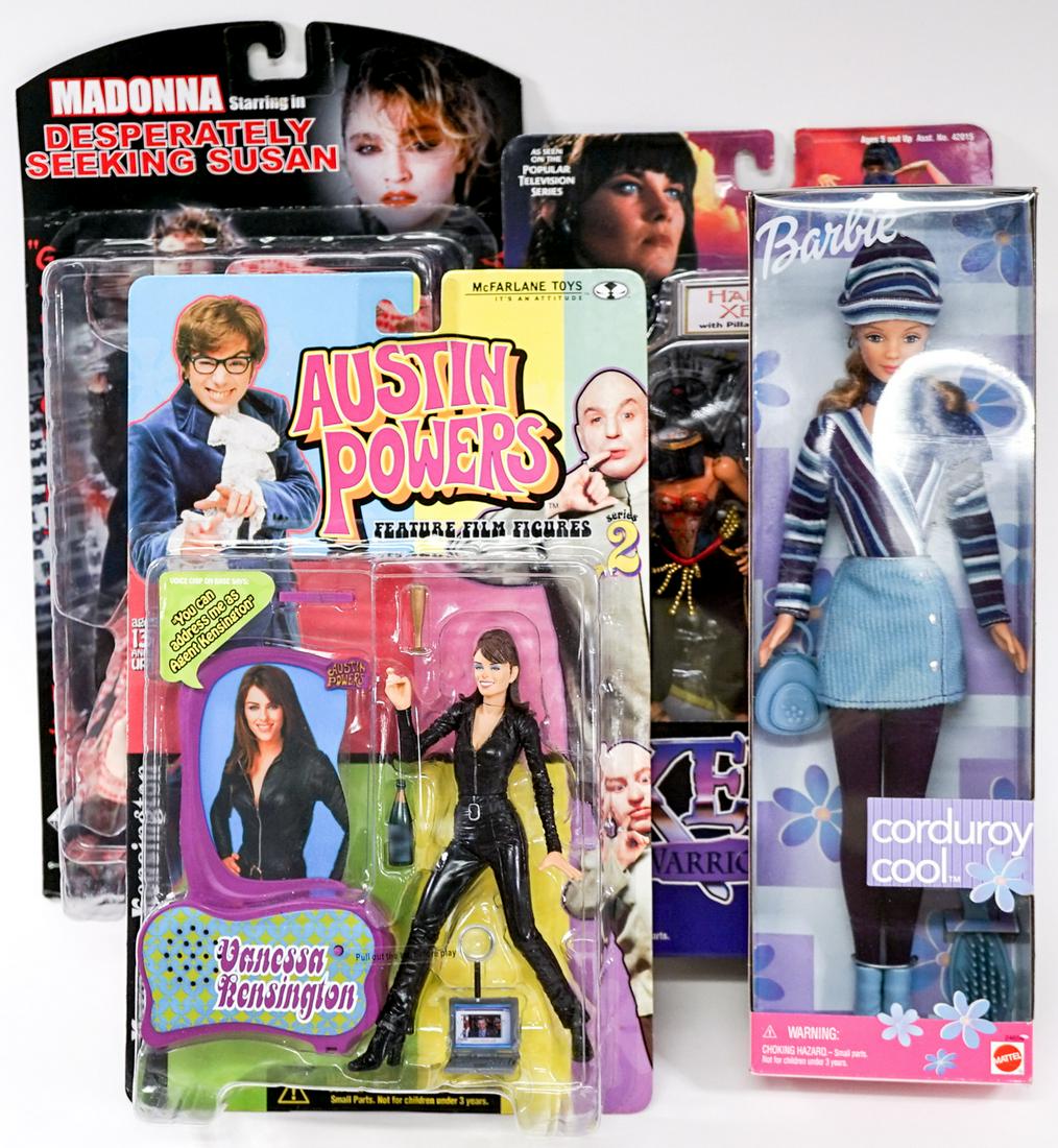 Action Figure Dolls (4) MIP [Madonna; Barbie] (1 of 9)