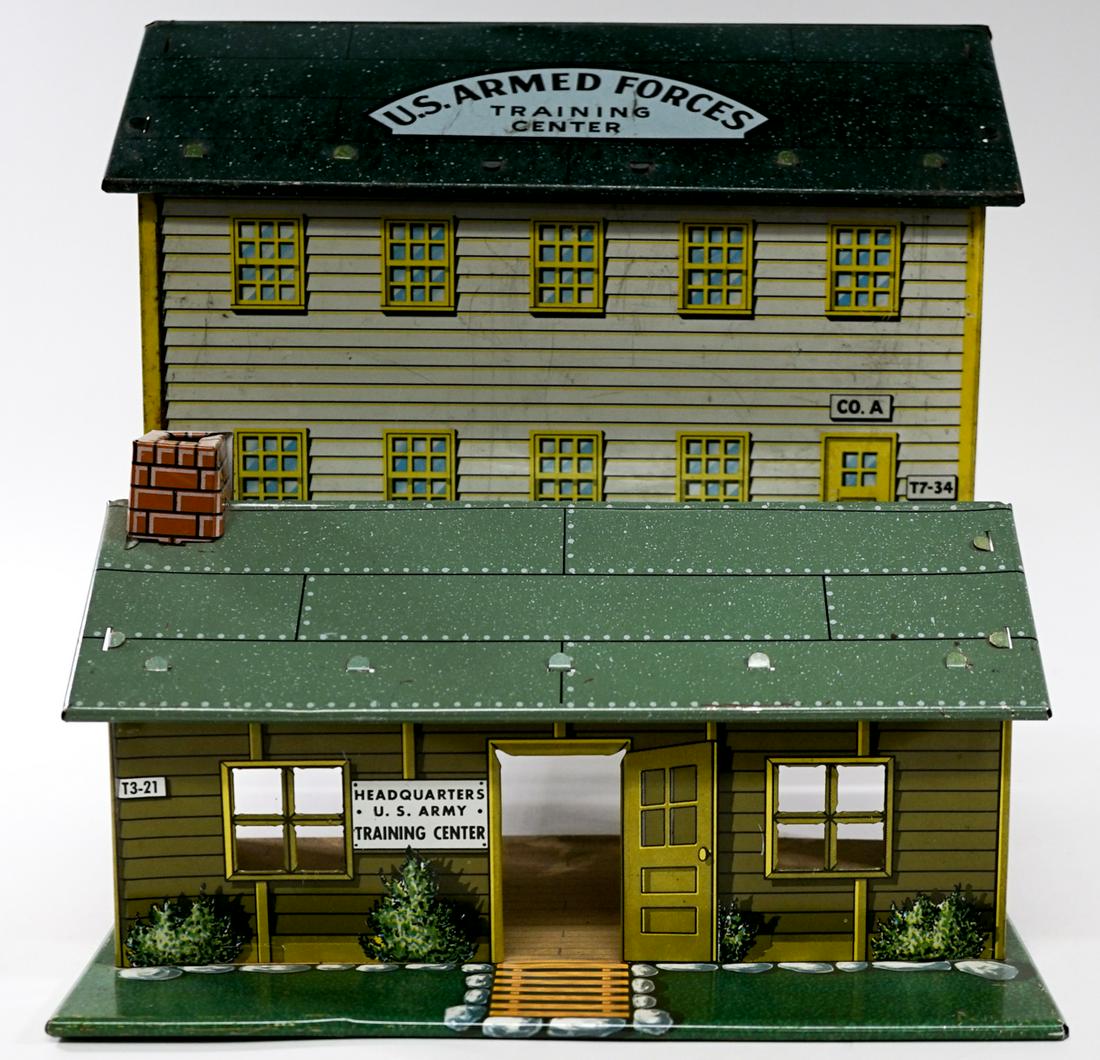 Marx (2) US Armed Forces Tin Litho Playset (1 of 13)