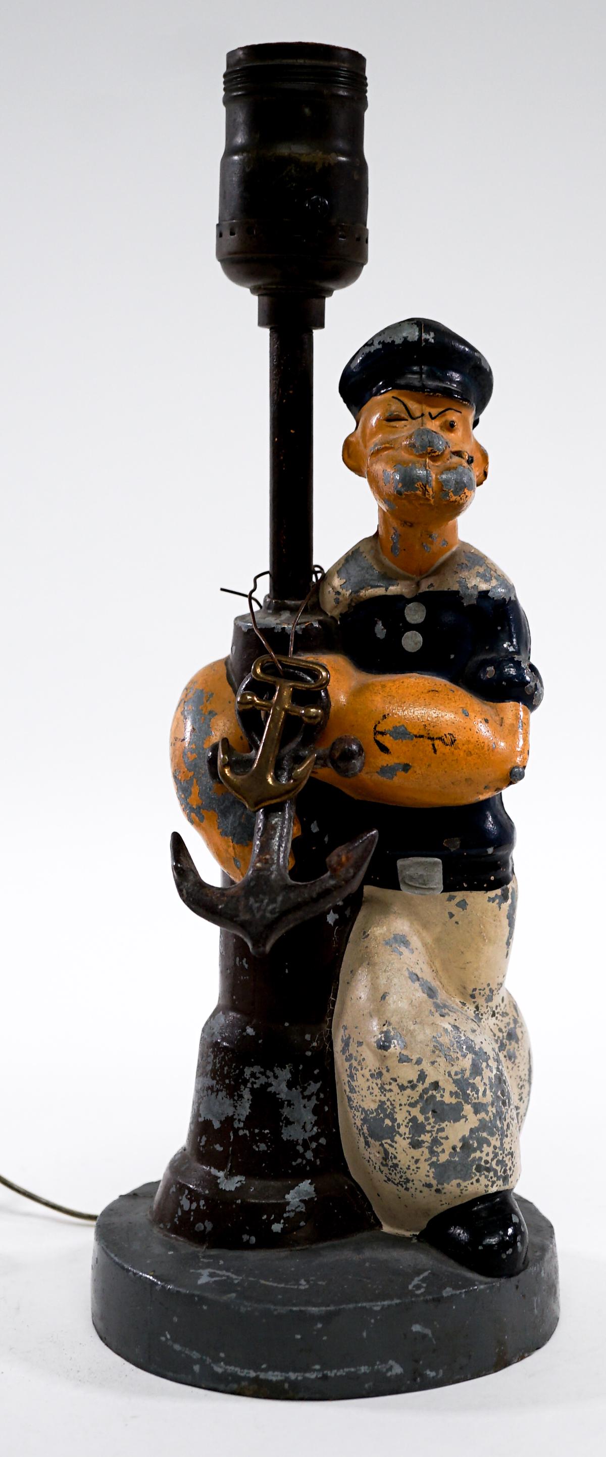 Vintage Popeye Electric Lamp (1 of 8)