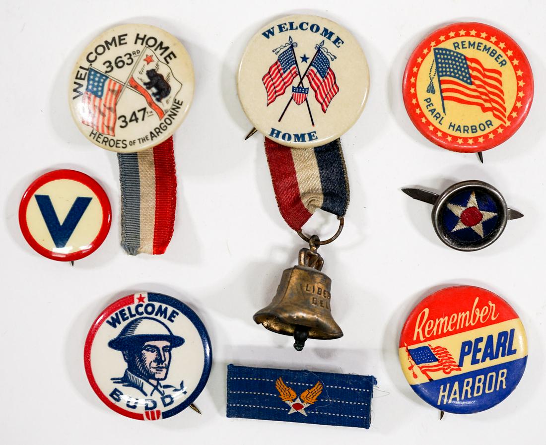 WWII Pinback Buttons (1 of 2)