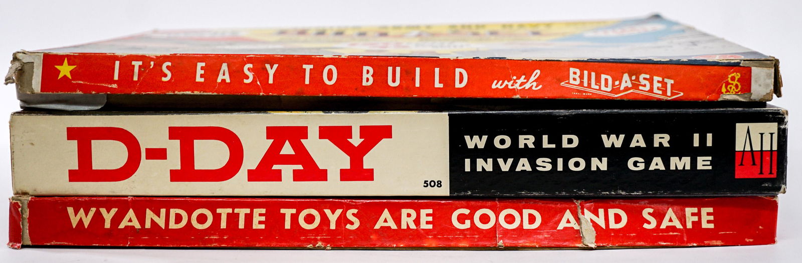 Vintage (3) Board Games [Army Navy] (1 of 7)