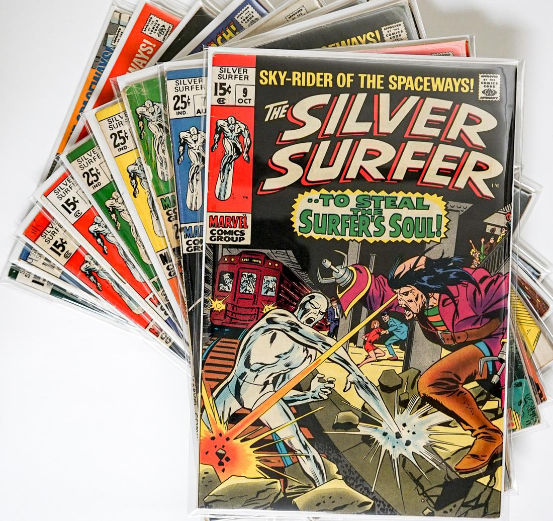 The Silver Surfer Vintage Comics (9) (1 of 10)