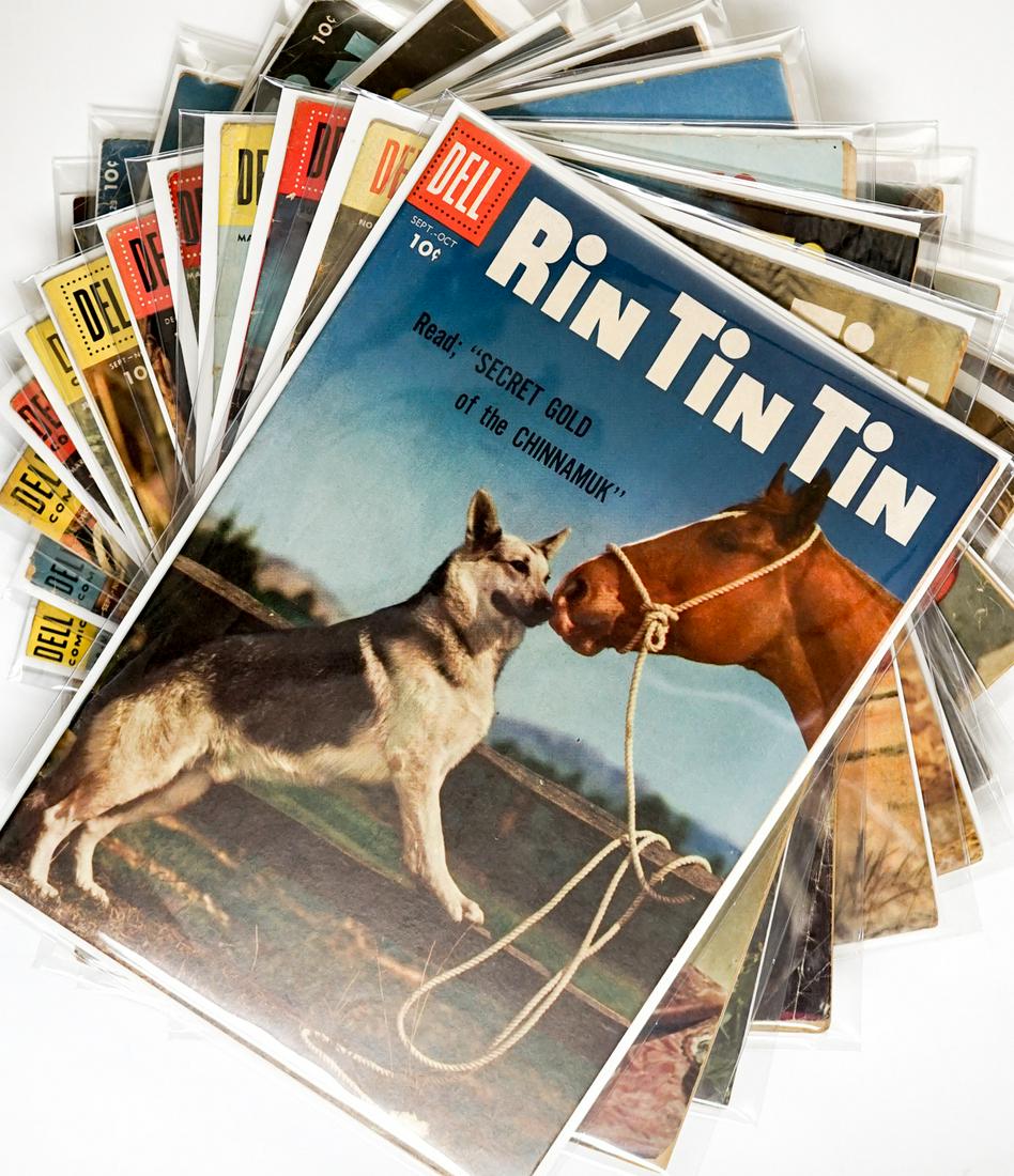 Rin-Tin-Tin vintage Dell Comics (14) (1 of 15)
