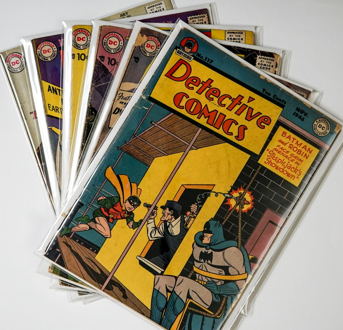 Detective Comics Vintage 10c Comic Books (6) (1 of 7)