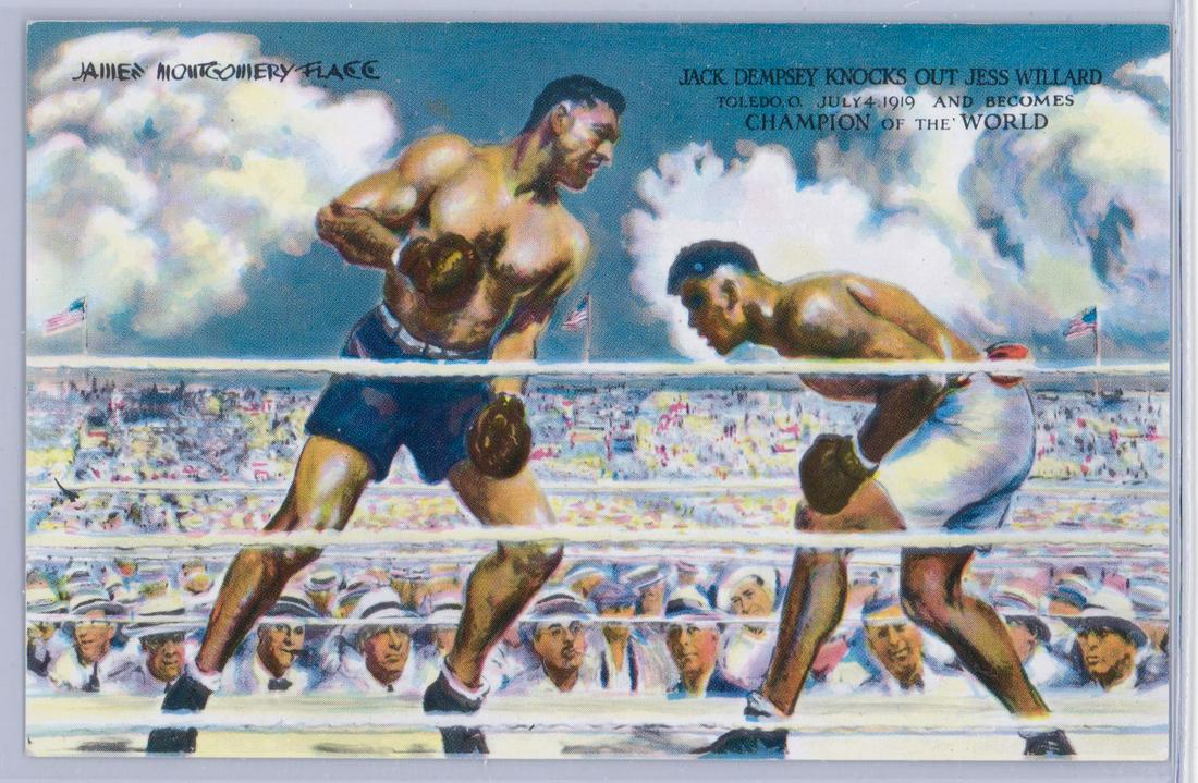 Jack Dempsey Autographed Postcard (1 of 2)