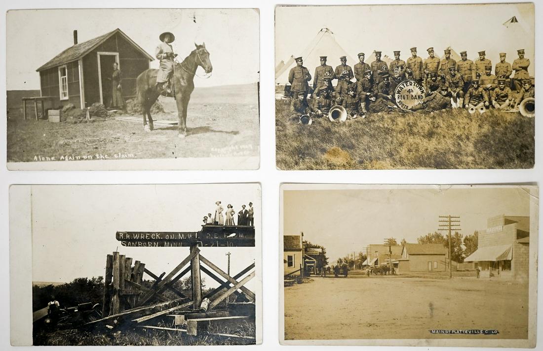 Four Antique Real Photo Postcards (1 of 2)