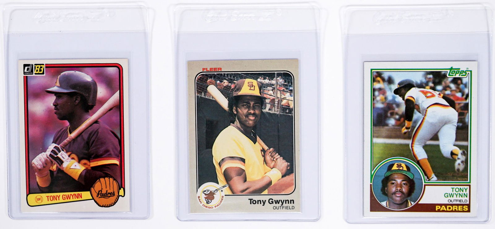 Tony Gwynn Rookie Cards (3) (1 of 2)