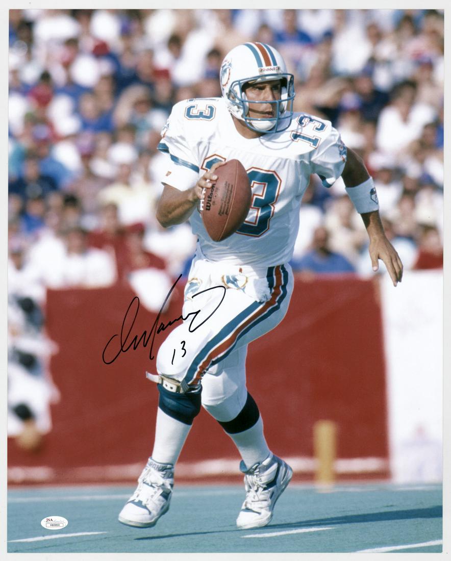 Dan Marino Signed 16 x 20 Photo JSA COA (1 of 4)