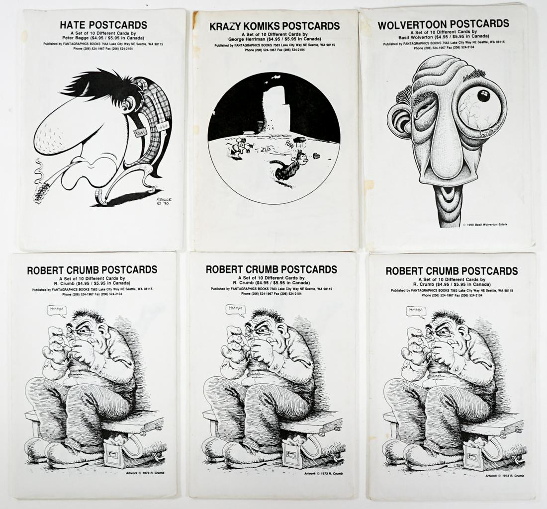 Fantagraphics Postcards Sets (7) Mint in Envelope (1 of 4)