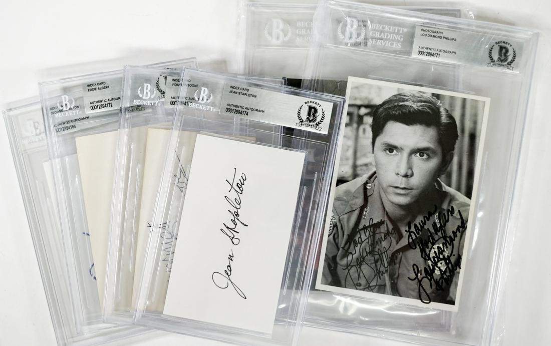 A Group of Celebrity Autographs (1 of 9)