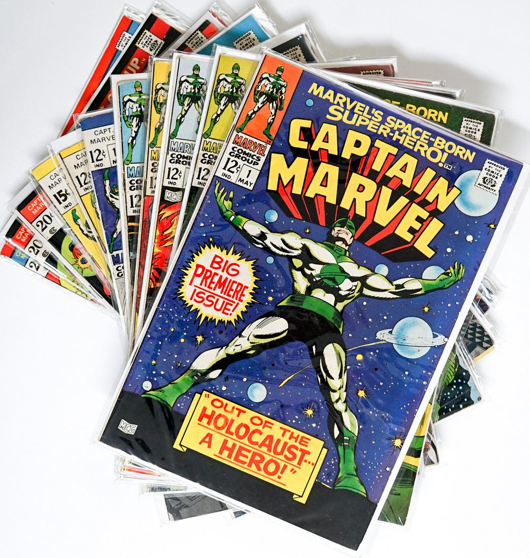 Captain Marvel Vintage Comic Books (14) (1 of 15)