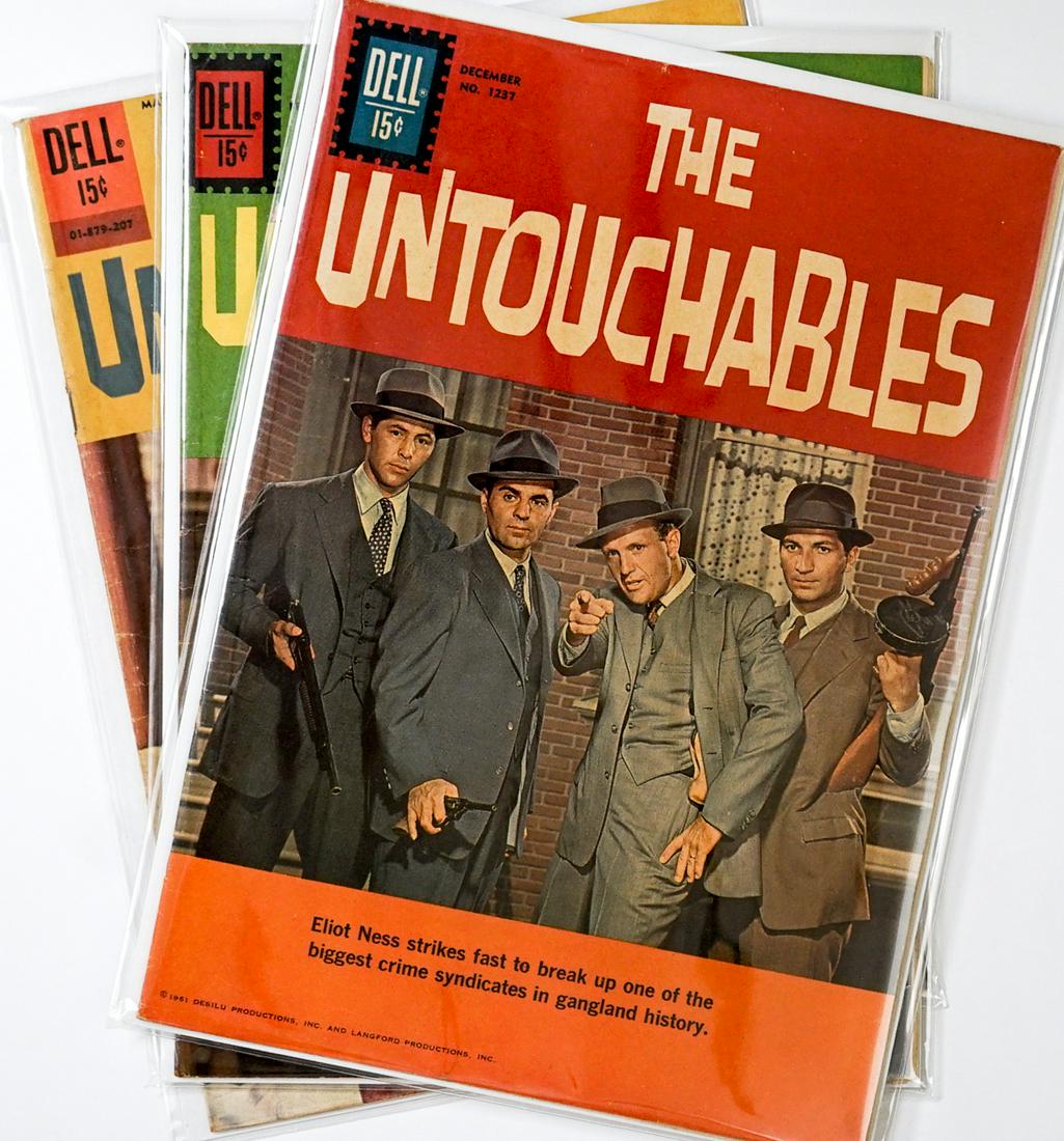 The Untouchables (Dell) Comic Books (3) (1 of 4)