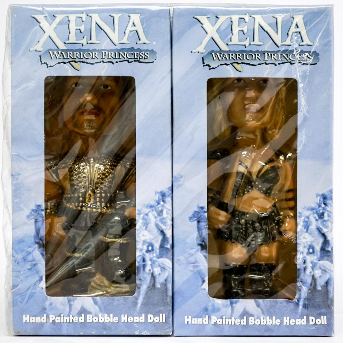 Xena (4) Bobble Head Dolls Bobble Dobbles MIB (1 of 5)